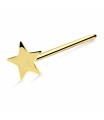 Star Silver Straight Nose Stud NSKA-731s